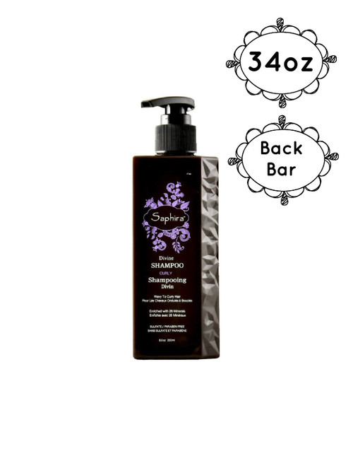 Saphira Divine Shampoo 34oz  Back Bar