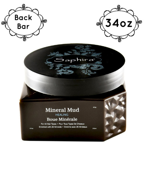 Saphira Mineral Mud 34oz  Back Bar