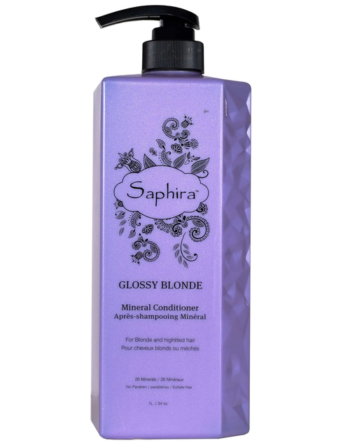 Saphira Glossy Blonde Conditioner Liter Saphira Glossy Blonde Conditioner Liter