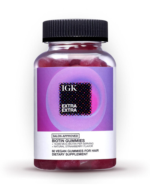 IGK Extra Extra Biotin Gummies 60ct