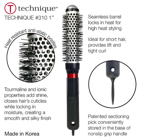 Cricket Technique 310 Round Brush 1 Inch