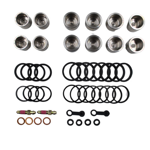 Brakemasters Front Brake Caliper Rebuild Kit – Kawasaki ZRX1200 R A1 (2001)