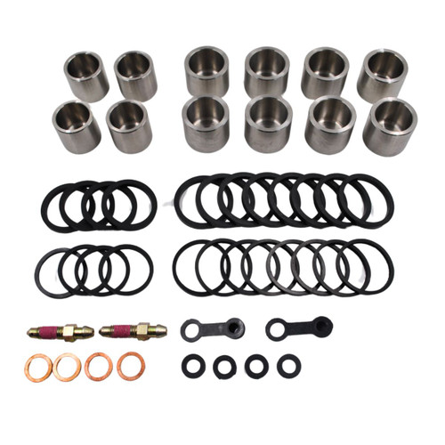 Kawasaki ZX-6R Ninja, ZX6R, Stainless Steel Caliper Piston & Seals Set