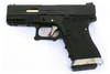 WE EU19 E-Force Pistol - Black/Gold Barrel