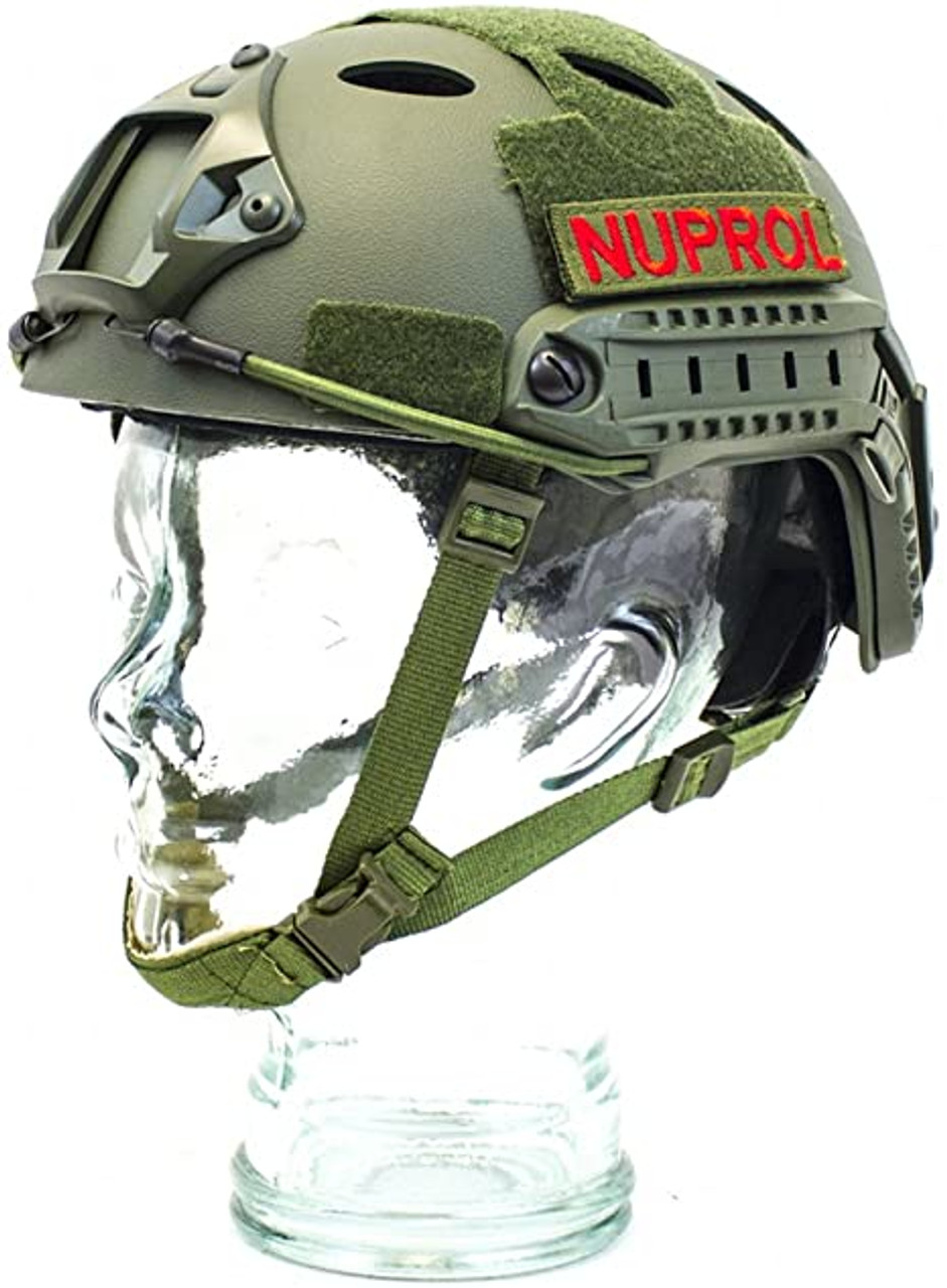 Nuprol Fast Railed Helmet - Green