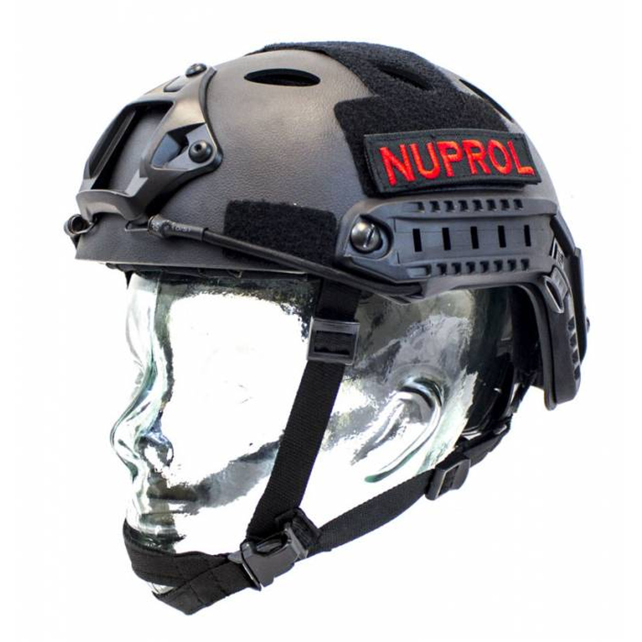 Nuprol Fast Railed Helmet Black AGL Airsoft