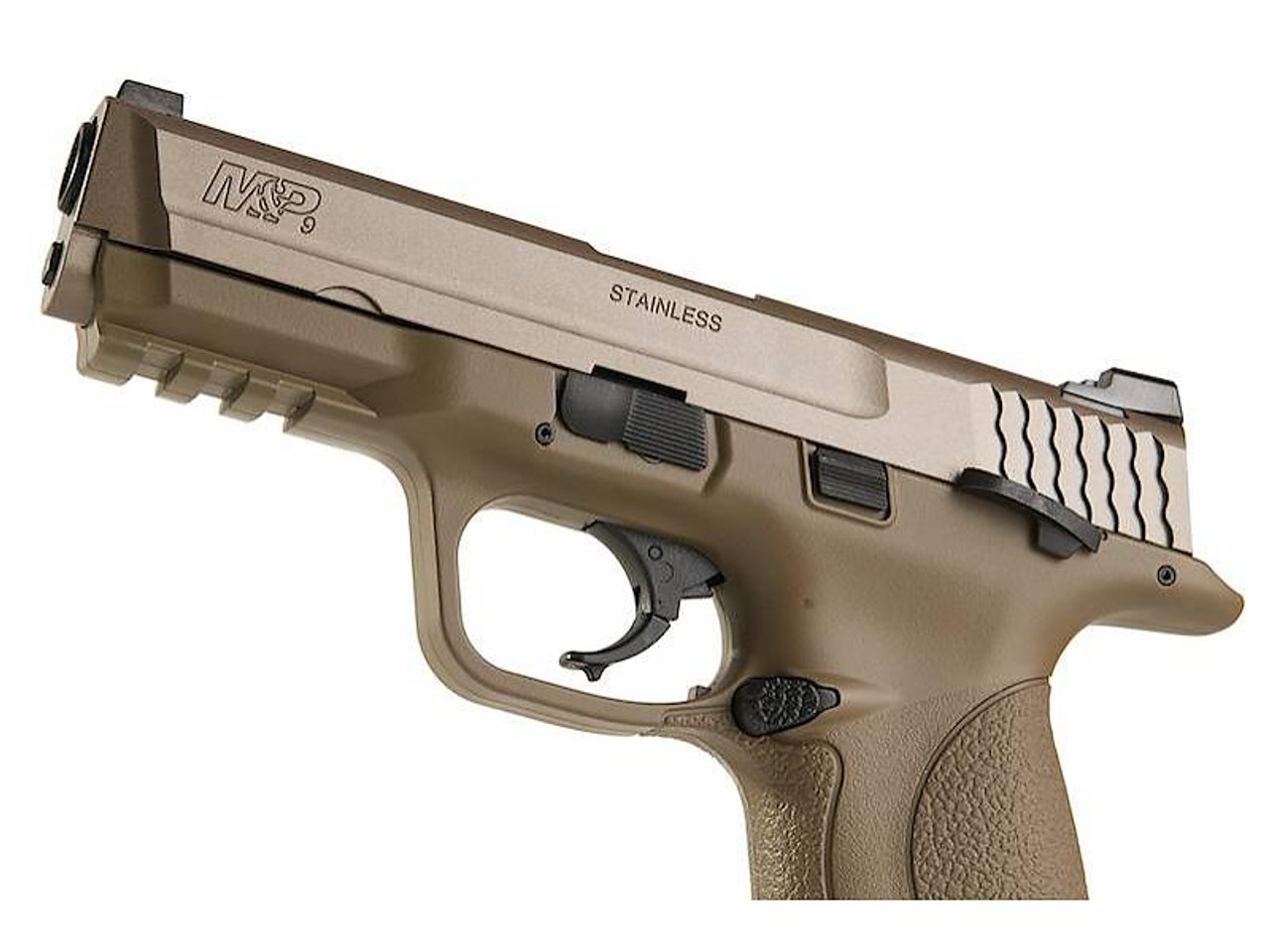 Tokyo Marui M&P 9 V Custom GBB - Tan - AGL Airsoft