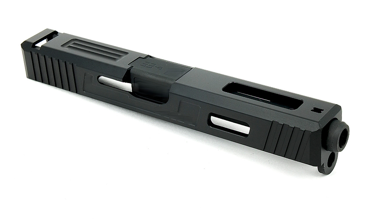 Guns Modify SA Alu CNC Slide/Stainless 4 fluted BK barrel Set for TM G17