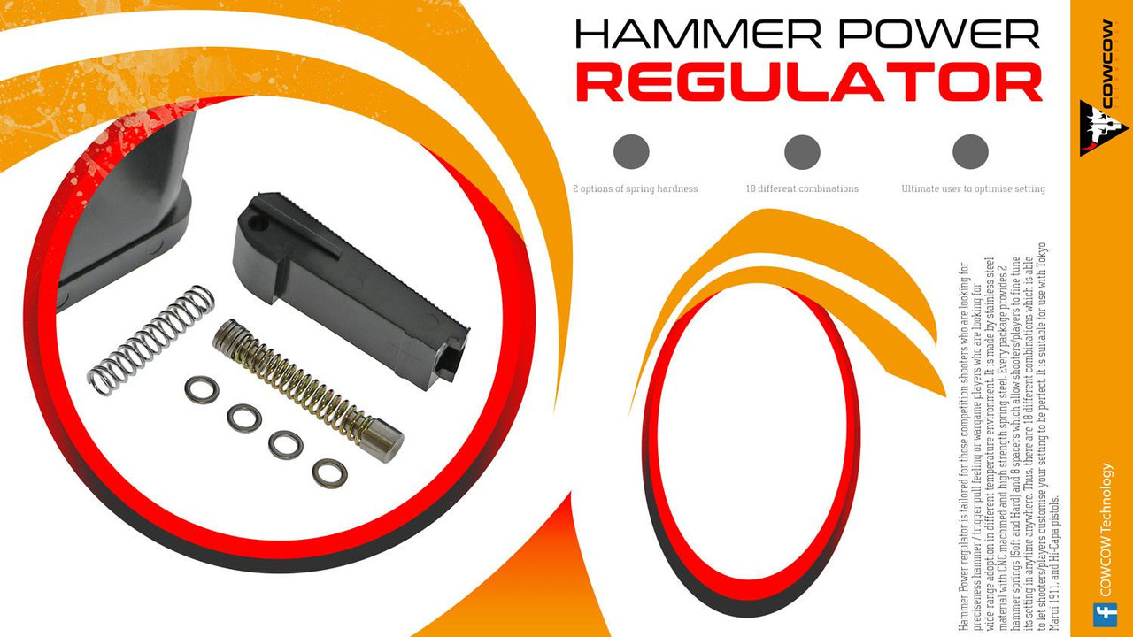 CowCow Technology - Hammer Power Regulator (For Marui Hi-Capa Series)