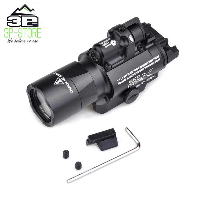WADSN X400 Ultra Weapon Light and Laser Black AGL Airsoft