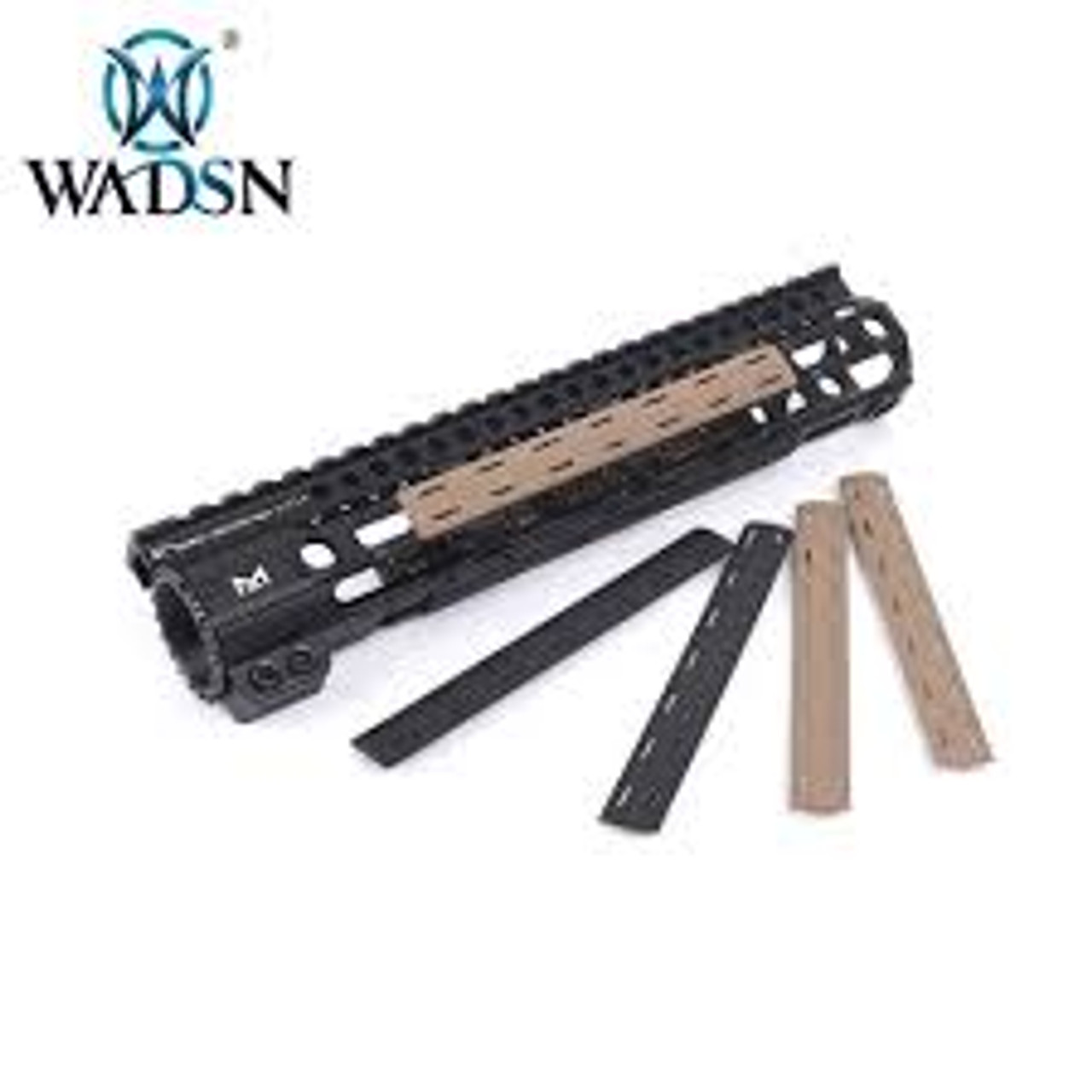 MP BC Style M Lok Rail Panel Kit 5 pcs Black AGL Airsoft