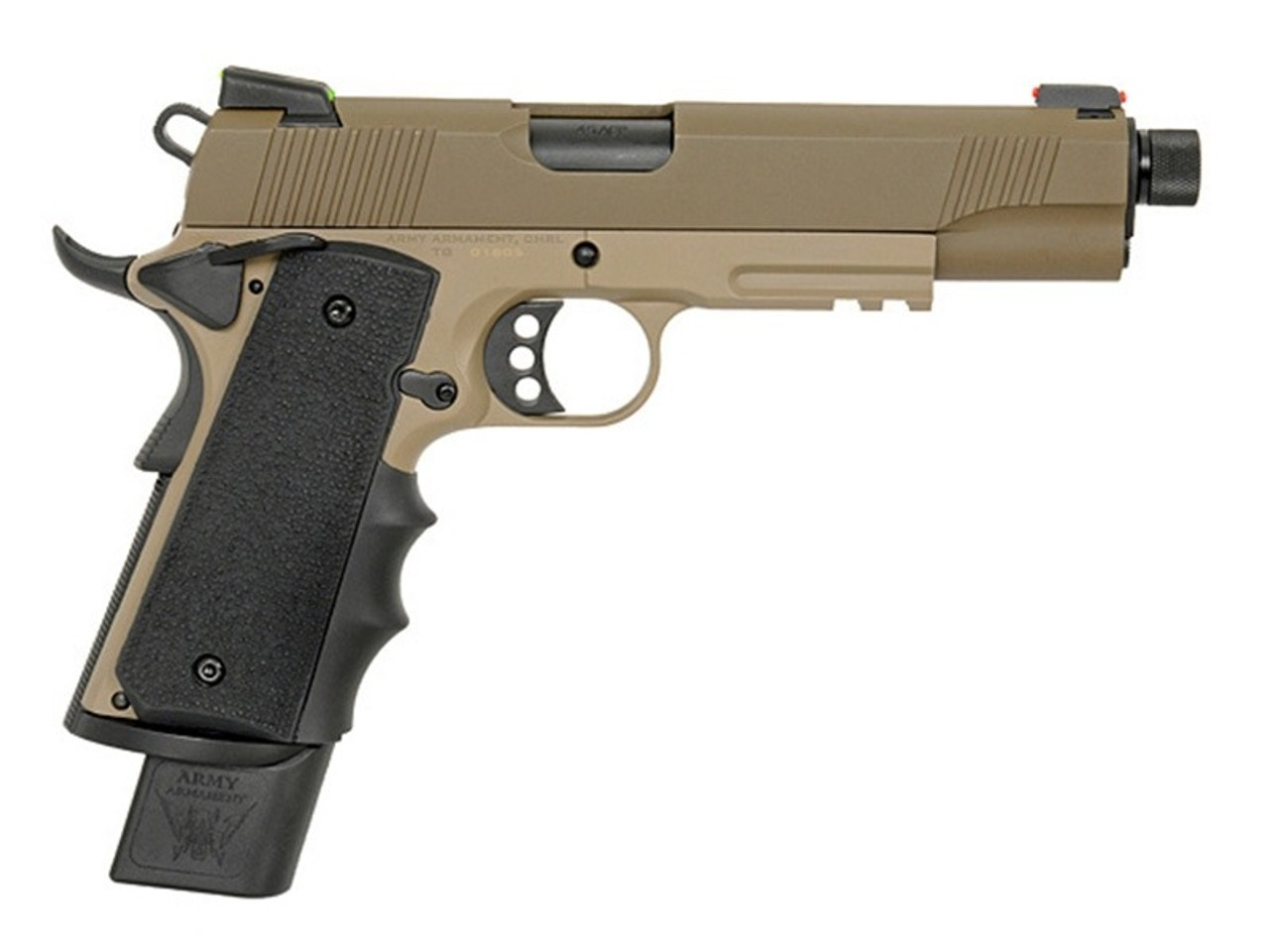 Army Sandstorm 1911 MEU GBB Pistol - FDE