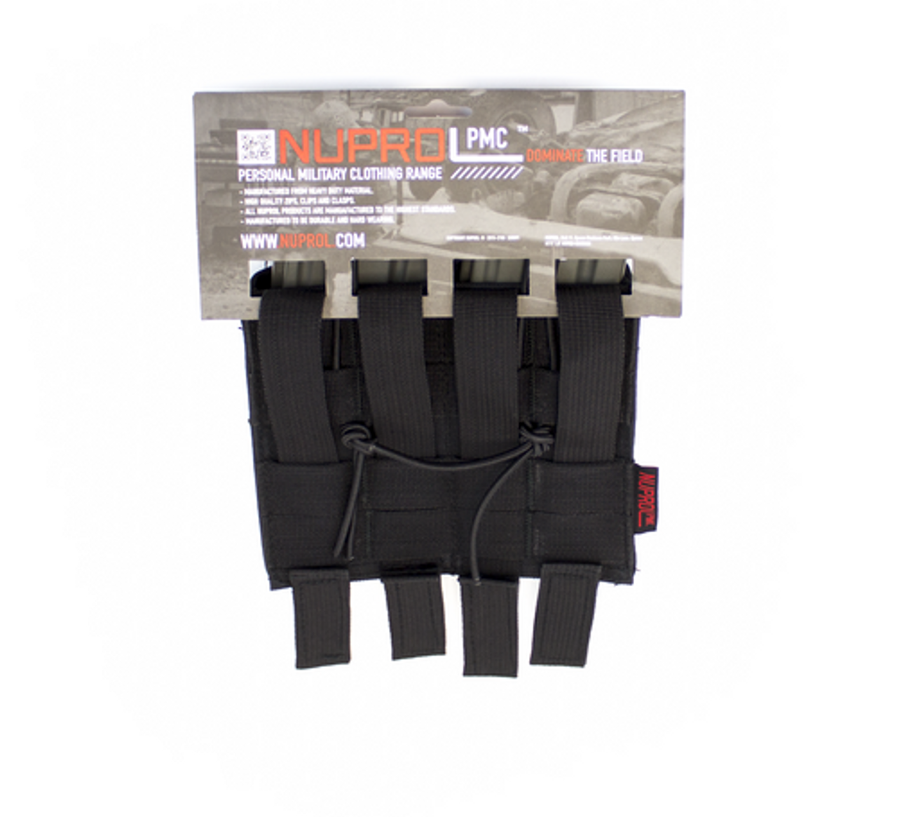 Nuprol PMC M4 Double Open Mag Pouch - Black