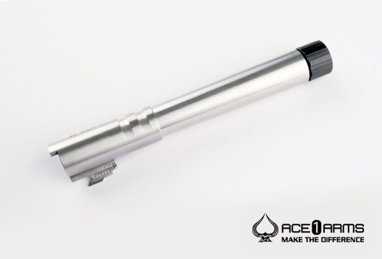 Ace 1 Arms Stainless Steel 1911 Classic Threaded Outer Barrel For Marui M1911 (14mm CW)