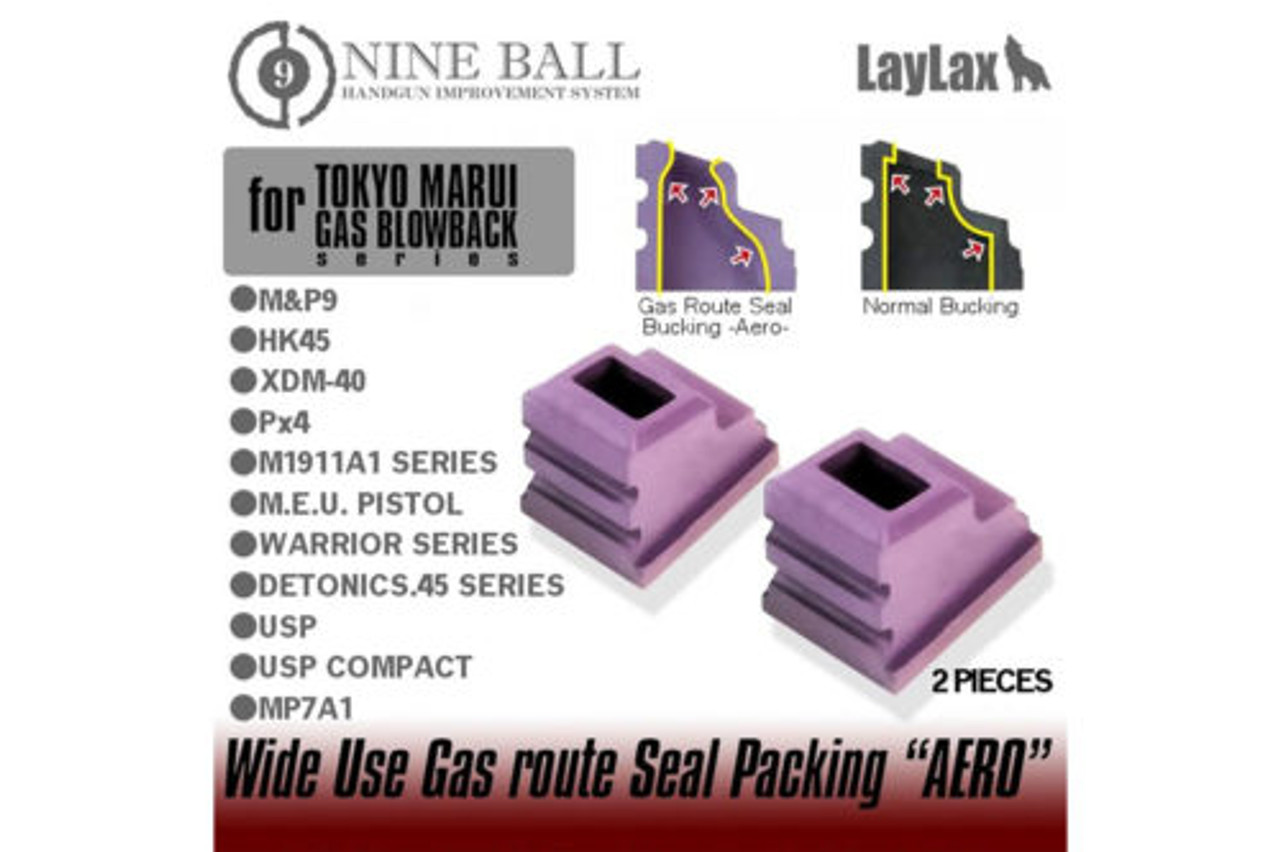 Nine Ball - Wide Use Gas Route Seal bucking Aero 1pcs