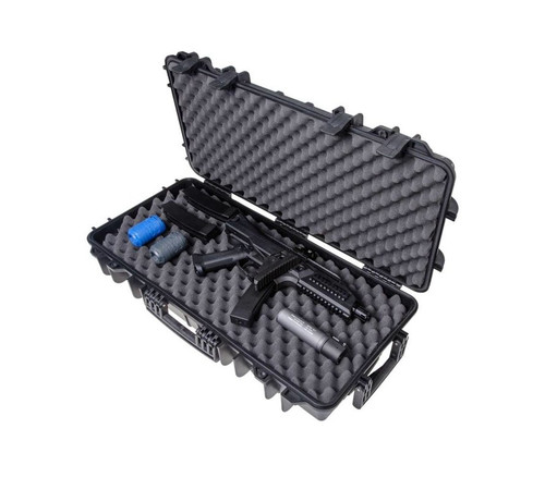 Nuprol Medium Hard Case (Wave) - Black