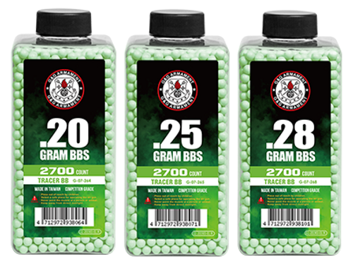 G&G Tracer BB's 0.20g (2700) - Green