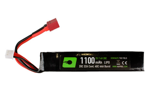 BULLDOG AIRSOFT 11.1v Li-Po Battery 1200mAh 20C Stick/Block High Powered  Mini Tamiya Connector