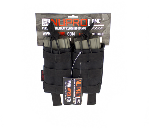 Nuprol PMC M4 Double Open Mag Pouch - Black