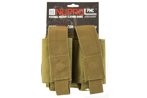 Nuprol Double 40mm Pouch Tan