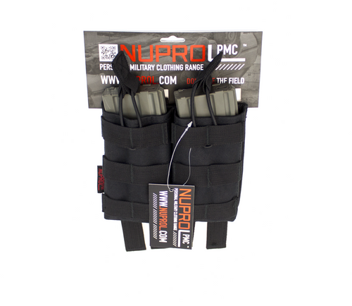 Nuprol M4 Double Open Mag Pouch Black