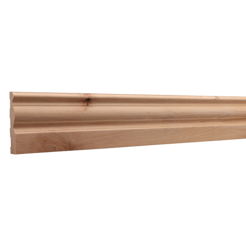 B322 Knotty Alder Baseboard - 9/16" x 3-1/4"