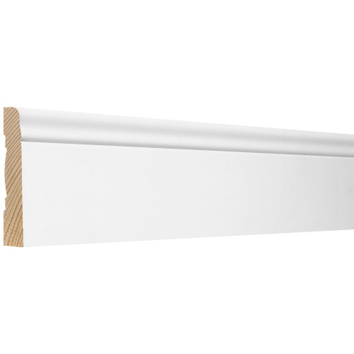 B314 Primed Finger Joint Baseboard - 1/2" x 3-1/4"