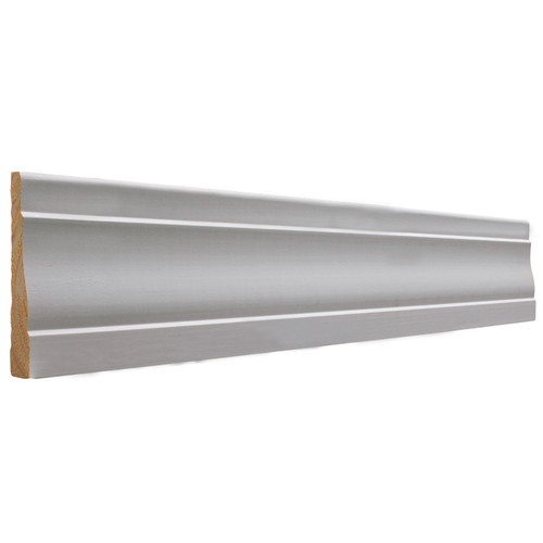 L444 Primed Finger Joint Baseboard - 5/8" x 3-1/4"