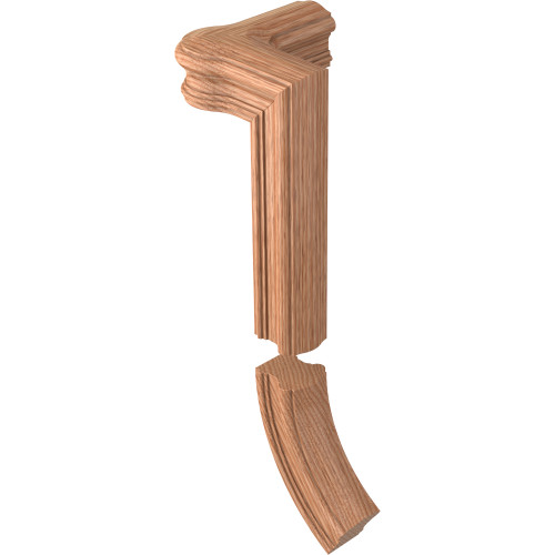 7786 Oak 2Rise Gooseneck Fitting - Right Hand