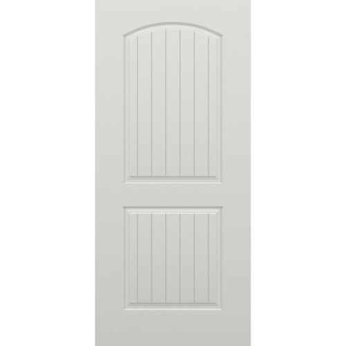 Arch Top V-Groove 2-Panel Door 28" x 68"