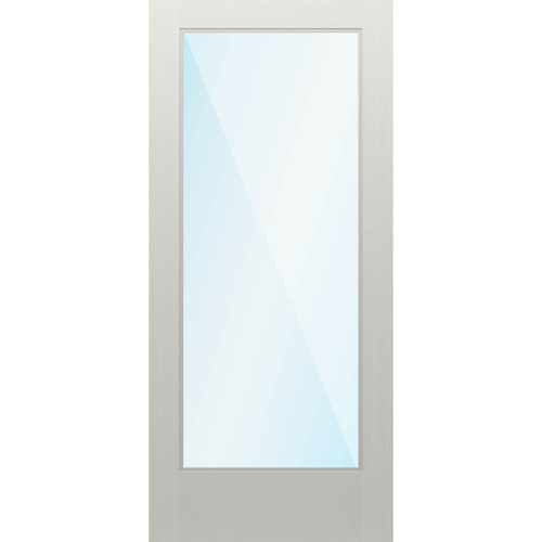 Nova 90 Direct Glazed 1-Lite Clear Glass / White Unfinished Door 30" x 60"