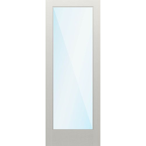 Nova 90 Direct Glazed 1-Lite Clear Glass / White Unfinished Door 28" x 80"