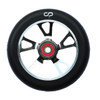 Crisp 125mm Drilled Alloy Core Wheel Titanium / Black PU