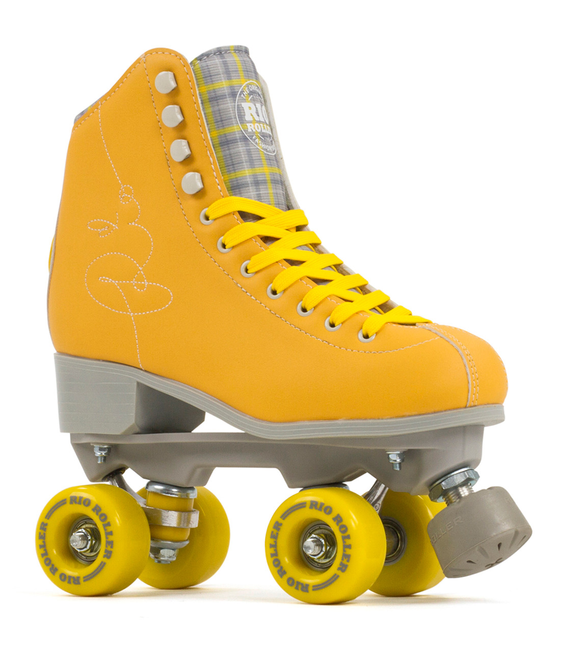 Rio Roller Signature Quad Roller SkatesYellow RollBack World