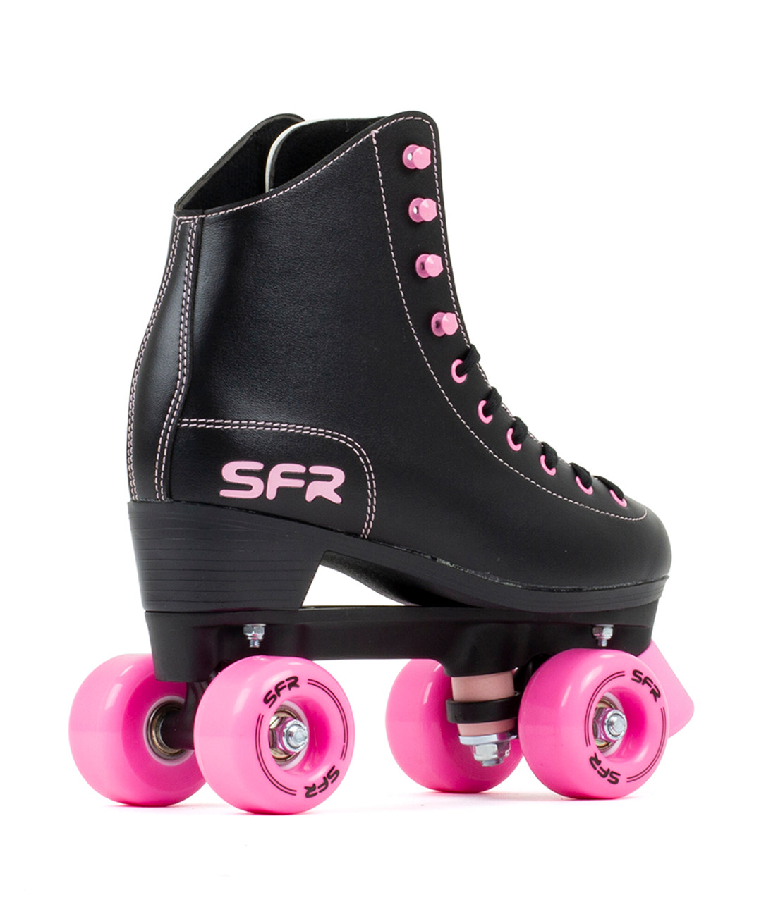 SFR Figure Quad Roller Skates - Black / Pink - RollBack World