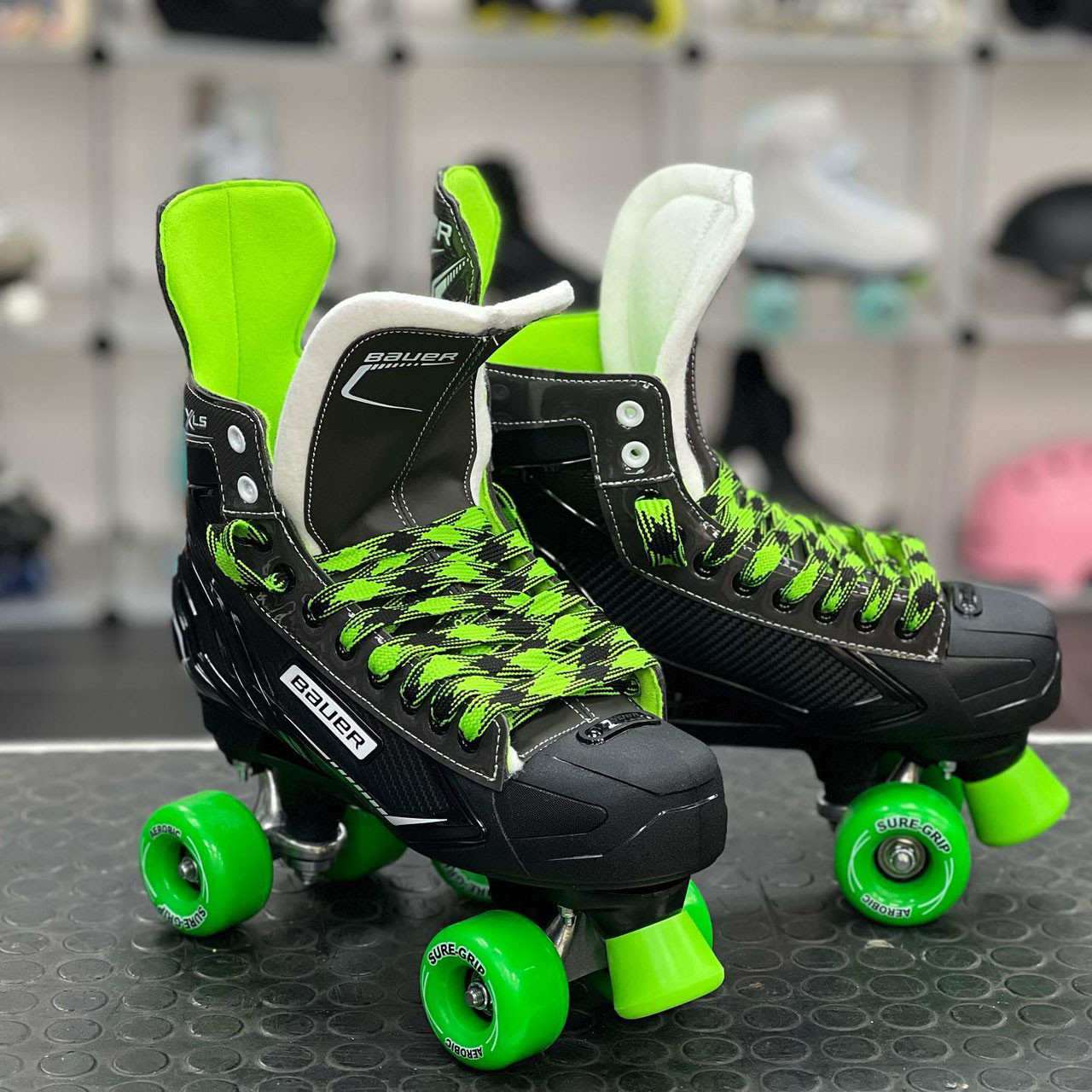 bauer quad roller boots