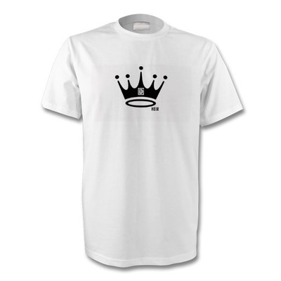 id2 heir team t shirt crown design black on white