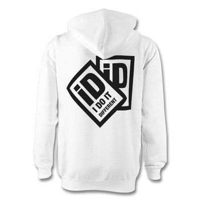 id2 classic hoody white rear detail