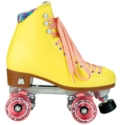 Moxi Beach Bunny Quad Roller Skates - Strawberry Lemonade