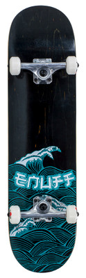 Enuff Big Wave Complete Skateboard - Black/Blue