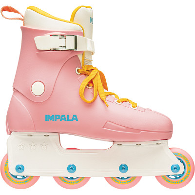 Impala Inline Roller Skates -  Pink/Yellow