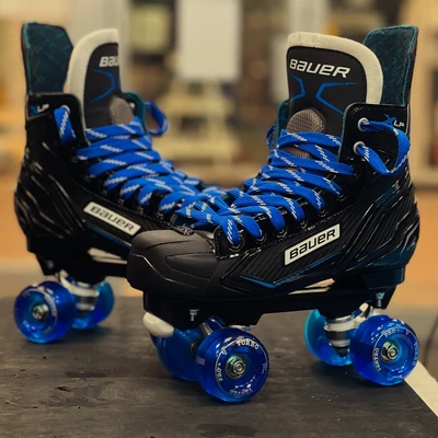 Bauer X-LP Custom Quad Roller Skates - Ventro Pro Wheels