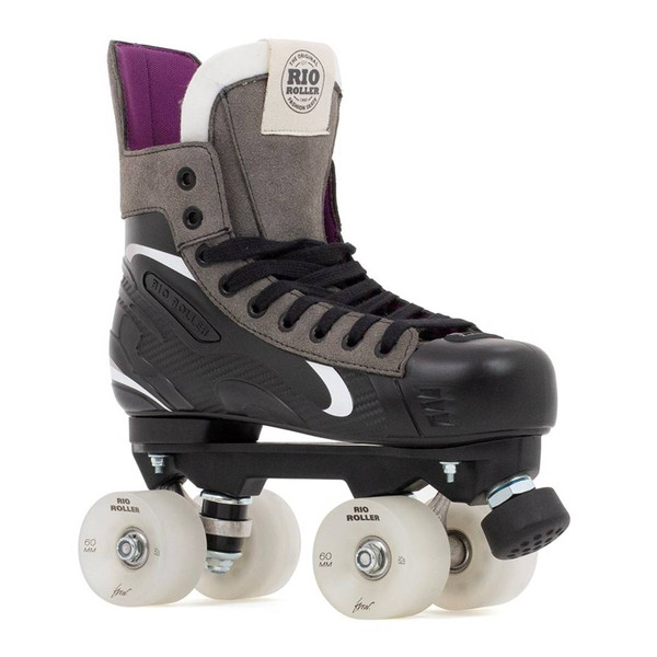 Rio Roller Flow Hockey Quad Skates - Black