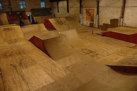 Rampz Skatepark in Cannock Rolls Downhill