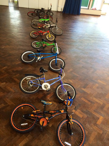 Bedfordshire Police donates bikes to RollBack's World on Wheels