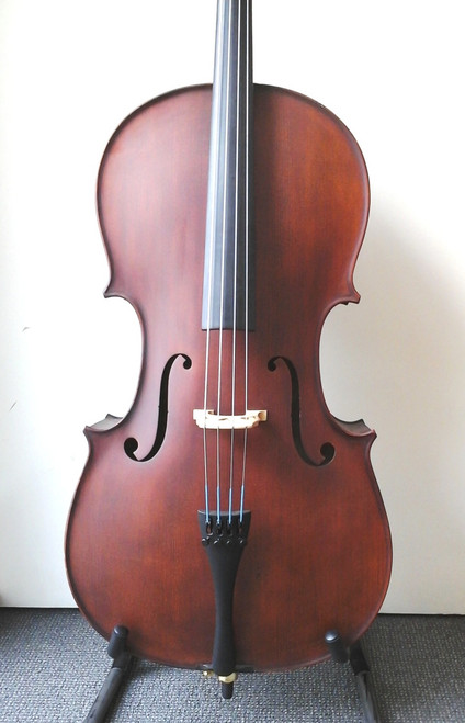 Enrico Student Plus II 3/4 Cello Outfit (includes Bow, Semi-Hard Case & Pro Set-Up)