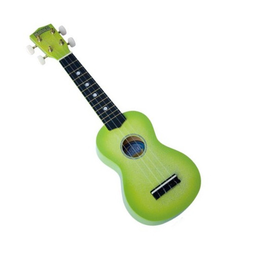 Mahalo Sparkle Champagne Green Soprano Ukulele 
