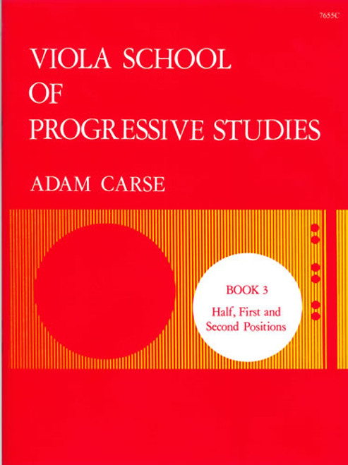 Carse, Adam: Viola School of Progressive Studies. Book 3