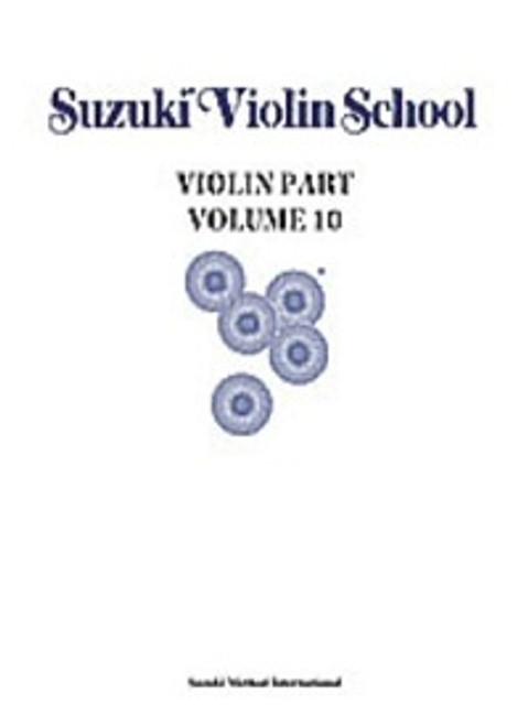 Suzuki Violin School  Volume 10 Book only