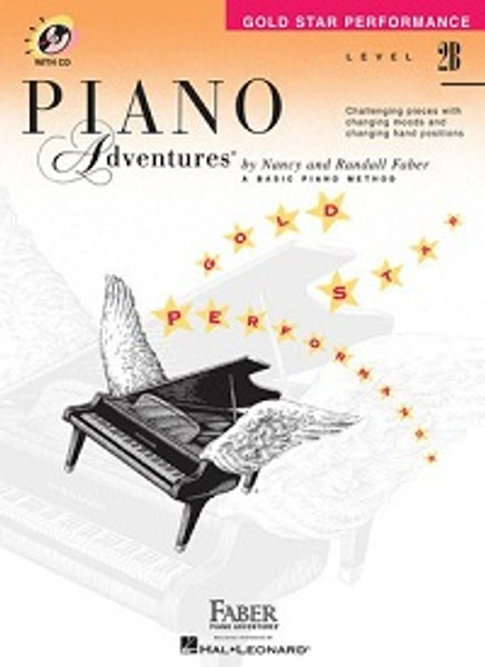 Piano Adventures Level 2B - Gold Star Performance with CD